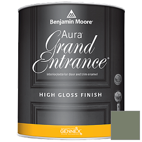 Краска Aura Grand Entrance High Gloss (148) цвет 468 Cambridge Green