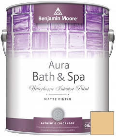Краска Benjamin Moore Aura Bath & Spa Interior Paint Matte Finish (532) цвет 200 Westminster Gold