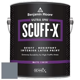 Benjamin Moore 484 Ultra Spec SCUFF-X Interior Matte Finish краска цвет 2127-40 Wolf Gray
