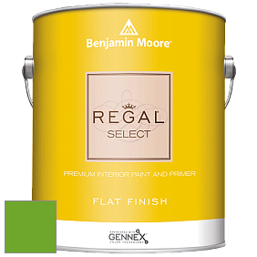 Benjamin Moore 547 Regal Select Waterborne Interior Flat Finish краска цвет 2030-20 Tropical Seaweed Green