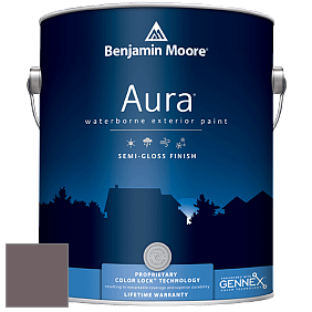 Benjamin Moore Aura 632 Waterborne Exterior Semi-Gloss Finish краска цвет 2115-30 Amazon Soil