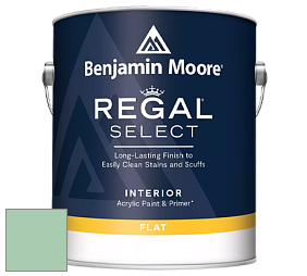 Benjamin Moore 547 Regal Select Waterborne Interior Flat Finish краска цвет 2035-50 Spruce Green