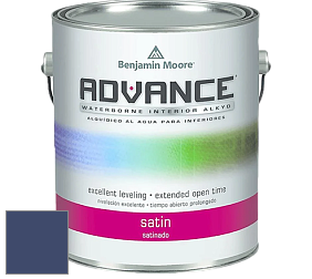 Benjamin Moore 792 Advance Interior Paint-Satin эмаль цвет 2065-10 Admiral Blue