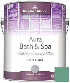 Краска Benjamin Moore Aura Bath & Spa Interior Paint Matte Finish (532) цвет 622 Alpine Trail