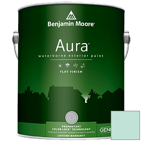Краска Aura Waterborne Exterior Flat Finish (629) цвет 646 Hannity Green