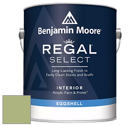 Benjamin Moore 549 Regal Select Waterborne Interior Eggshell Finish краска цвет 543 Woodland Hills Green