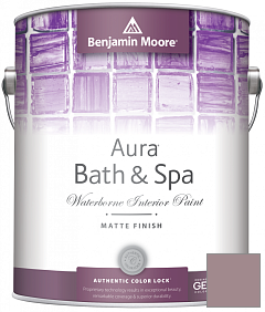 Краска Benjamin Moore Aura Bath & Spa Interior Paint Matte Finish (532) цвет 1251 Mulberry Wine