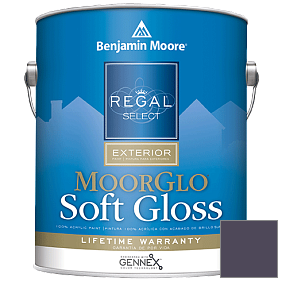 Краска Regal Select Exterior Paint-Moor GloSoft Gloss Finish (W096) цвет 2070-20 Plum Royale