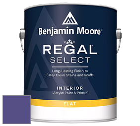 Benjamin Moore 547 Regal Select Waterborne Interior Flat Finish краска цвет NCS S 4050-R60B 