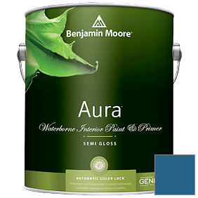 Краска Aura Waterborne Interior Semi-gloss Finish (528) цвет 2060-20 California Blue