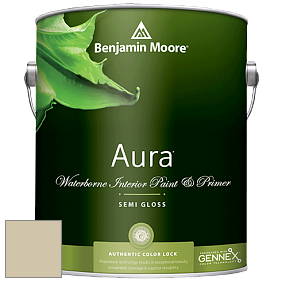 Benjamin Moore Aura 528 Waterborne Interior Semi-gloss Finish краска цвет AF-95 