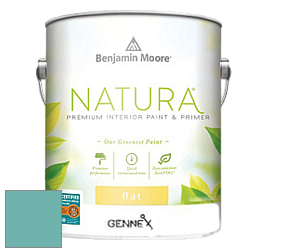 Benjamin Moore 514 Natura Interior Semi-Gloss Finish краска цвет 670 Gulf Stream