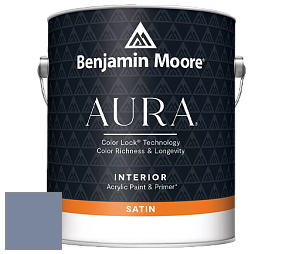 Benjamin Moore Aura 526 Waterborne Interior Satin Finish покрытие цвет 1426 Queen's Wreath