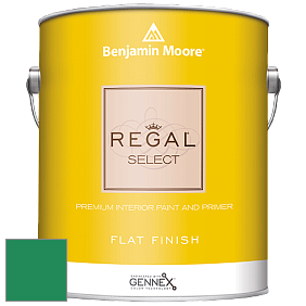 Benjamin Moore 547 Regal Select Waterborne Interior Flat Finish краска цвет 2039-20 Emerald Isle