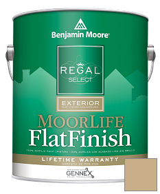 Краска Regal Select Exterior Paint-MoorLife Flat Finish (W105) цвет HC-28 BM HC-28
