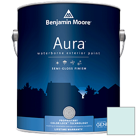 Краска Aura Waterborne Exterior Semi-Gloss Finish (632) цвет 2056-70 Icy Moon Drops