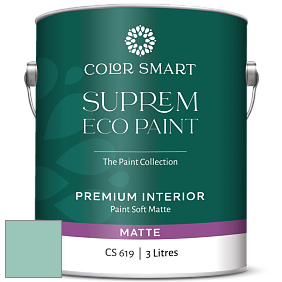 COLOR SMART CS 619 SUPREM ECO PAINT матовая краска цвет 2040-50 Hazy Blue