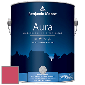 Benjamin Moore Aura 632 Waterborne Exterior Semi-Gloss Finish краска цвет 2000-30 Red Tulip