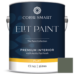 Краска COLOR SMART CS 745 ELIT PAINT глубокоматовая моющаяся краска цвет AF-480 