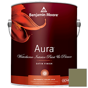 Краска Aura Waterborne Interior Satin Finish (526) цвет 489 Oak Grove