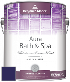 Benjamin Moore Aura 532 Bath & Spa Waterborne Interior Paint Matte Finish краска цвет RAL 5022 