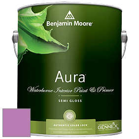 Benjamin Moore Aura 528 Waterborne Interior Semi-gloss Finish краска цвет 2075-40 Pink Raspberry
