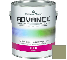 Краска Benjamin Moore 792. Advance Interior Paint-Satin эмаль цвет AF-445 