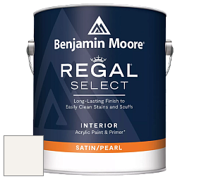 Benjamin Moore 550 Regal Select Waterborne Interior Pearl Finish краска цвет OC-69 White Opulence
