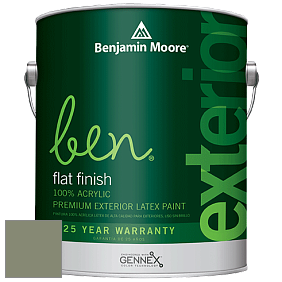 Benjamin Moore Ben 541 Waterborne Exterior Flat Finish краска цвет AF-460 