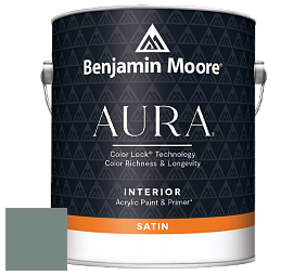 Benjamin Moore Aura 526 Waterborne Interior Satin Finish покрытие цвет 706 Cedar Mountains