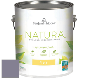 Benjamin Moore 512 Natura Interior Flat Finish матовая краска цвет 2117-40 Tropical Dusk