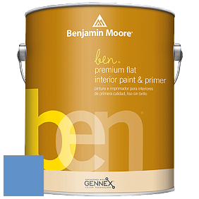 Benjamin Moore Ben W625 Premium Interior Latex Flat краска цвет NCS S 2050-R80B 