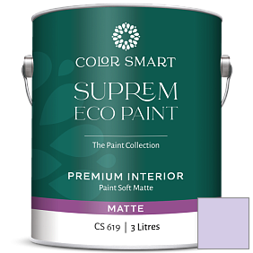 Краска COLOR SMART CS 619 SUPREM ECO PAINT матовая краска цвет 2071-60 Lily Lavender