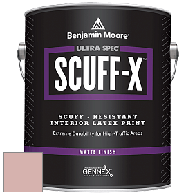 Benjamin Moore 484 Ultra Spec SCUFF-X Interior Matte Finish краска цвет 2094-50 Desert Rose