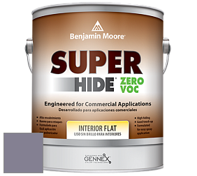 Benjamin Moore 355 Super Hide Zero Voc Interior Flat краска цвет 2117-40 Tropical Dusk