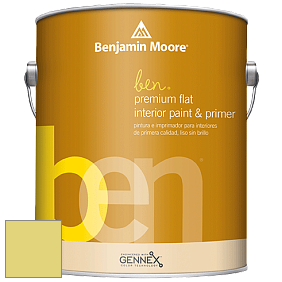 Benjamin Moore Ben W625 Premium Interior Latex Flat краска цвет 396 Chic Lime