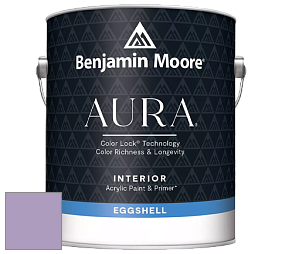 Benjamin Moore Aura 524 Waterborne Interior Eggshell Finish краска цвет 1390 Hydrangea