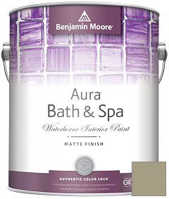 Краска Benjamin Moore Aura Bath & Spa Interior Paint Matte Finish (532) цвет 2142-40 Dry Sage