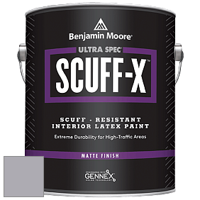 Benjamin Moore 484 Ultra Spec SCUFF-X Interior Matte Finish краска цвет NCS S 3005-R50B 