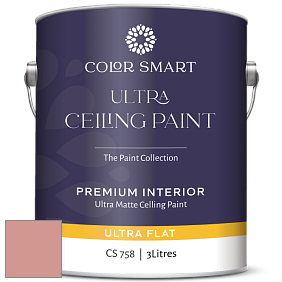 COLOR SMART CS 758 ULTRA CEILING PAINT ультраматовая краска цвет 2089-40 Tomato Cream Sauce