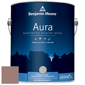 Benjamin Moore Aura 632 Waterborne Exterior Semi-Gloss Finish краска цвет 2095-40 Mudslide