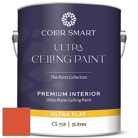 COLOR SMART CS 758 ULTRA CEILING PAINT ультраматовая краска цвет 2014-10 Festive Orange