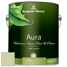 Benjamin Moore Aura 528 Waterborne Interior Semi-gloss Finish краска цвет 536 Sienna Laurel