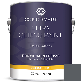 Краска COLOR SMART CS 758 ULTRA CEILING PAINT ультраматовая краска цвет 2125-20 Deep Space