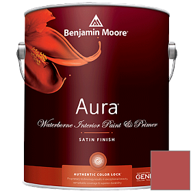 Краска Aura Waterborne Interior Satin Finish (526) цвет 1308 Red Parrot