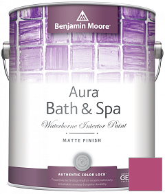 Краска Benjamin Moore Aura Bath & Spa Interior Paint Matte Finish (532) цвет 2079-30 Peony