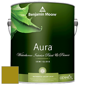Benjamin Moore Aura 528 Waterborne Interior Semi-gloss Finish краска цвет RAL 1027 