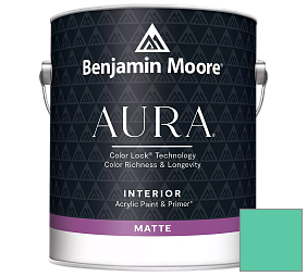 Краска Benjamin Moore Aura Interior Paint - Matte (522) цвет 2045-40 Bahama Green