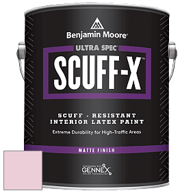 Benjamin Moore 484 Ultra Spec SCUFF-X Interior Matte Finish краска цвет 2081-60 Pink Lace