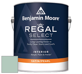 Benjamin Moore 550 Regal Select Waterborne Interior Pearl Finish краска цвет 632 Bridal Bouquet